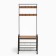 Hall of Sofia 1841 × 345 × 721 mm, with a shoe, with hooks, floor, rustic brown, black