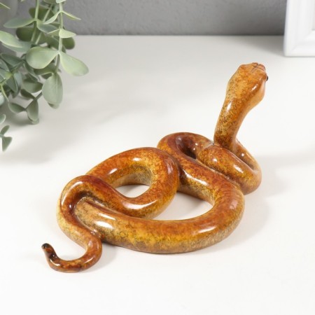 Souvenir Polystone Lak "Orange Snake" 19x10.3x6.5 cm-2