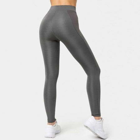 Female leggings, smoky-gray color, size 46 (m)-2