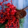 Decor "Winter Dreams" Berry Frig with a bump, 30 cm