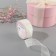 The ribbon is nylon, with lurex, 25 mm × 9.1 ± 0.5 m, white/rainbow color