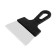 Rolling spatula, 150 mm, tooth 4 mm, stainless steel