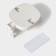 Holder for electric toothbrushes, 8.5 × 7 × 4 cm, white color