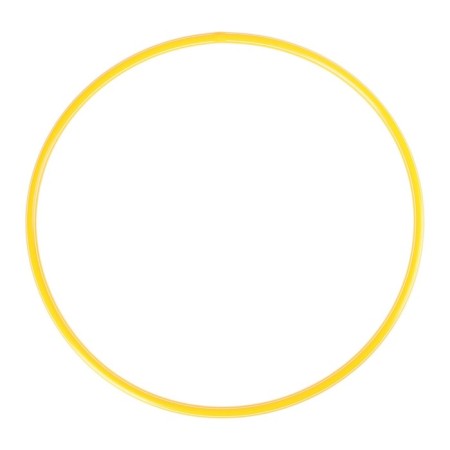 Hoop, diameter 70 cm, yellow color