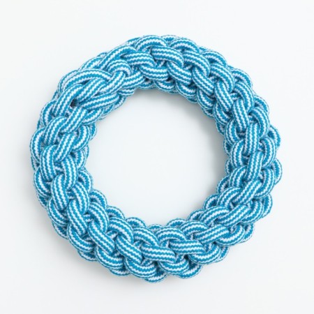 Toy Cable "Ring", 250 g, up to 20 cm, blue/white-1