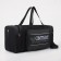 Sports bag with lightning, 3 outer pockets, black color/hucks