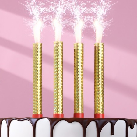 Flamp candles 12.5 cm, 40 seconds, 4 pieces