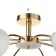 Ninel chandelier 8x60W E27 gold 65x65x22cm.