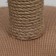 House for cats with a claw of a round, jute, 35 x 35 x 64 cm, beige