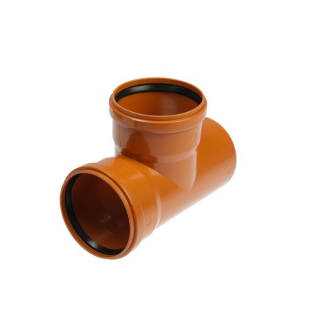 Sewer's tee Flextron, external, d = 110 mm, 90 °,