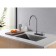 ABBER WASSER KREIS AF8114 kitchen mixer, sliding watering can, brass, chrome