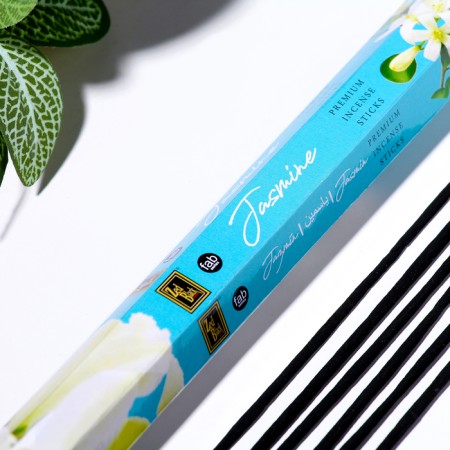 Black Fab Series "Jasmine jasmine" incense, 20 wands in a pack, hexagon-1