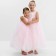 Dress Children's elegant kaftan growth 120, dusty pink