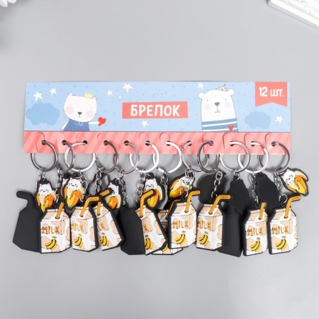 Trick Rubber "Banana cat" 3.5x2 cm milk 5.5x3.5 cm-3