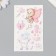 Tattoo on the body phosphorus color "Gnome and Bear with hearts" Glitter 7.5x12 cm