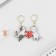 Key keychain, pair on the magnet, 2 pcs "MUR", 9 x 15 cm
