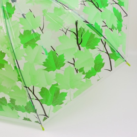Umbrella - semi -automatic cane "leaf fall", 8 knitting needles, r = 45 cm, color mix-12