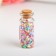Glitter in the jar "Hearts Mix" rr 3 mm 7 g 5x2x2 cm
