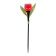 Garden lamp on the solar battery "Tulip Red", 4.5 × 29 × 4.5 cm, 1 LED, glow white