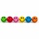 Coaching ball "Funny emoticons", 2.7 cm, MIX color