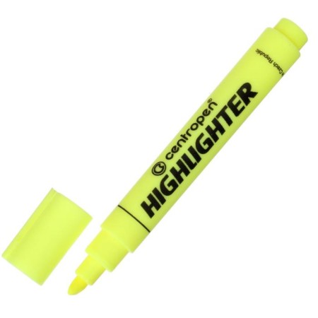 MARKER PRISTOR 4.6 Centropen 8852, fluorescent, yellow color-1