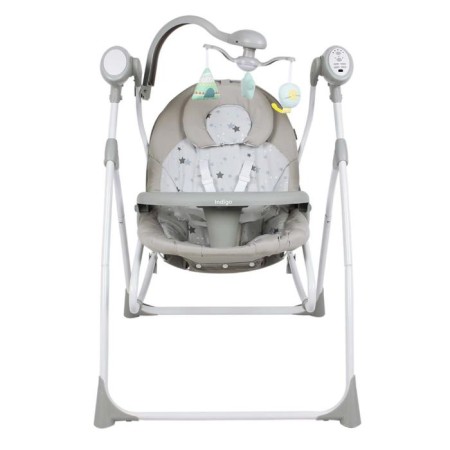 Electronic swing Misty, gray, with an adapter, p/y, 12 chalk., 5 speeds-3