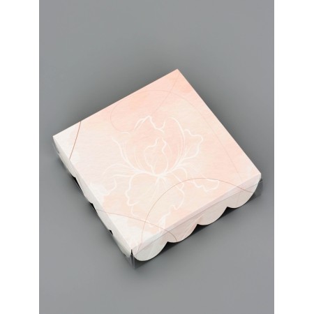 Cookie box, confectionery packaging, "the most beautiful", 12 x 12 x 3 cm-2