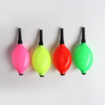 A set of water bombs, with a pump and a nozzle, 200 pcs., Orange color-1