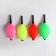 A set of water bombs, with a pump and a nozzle, 200 pcs., Orange color