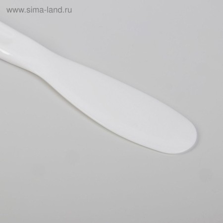Spatula for depilation, 18.5 cm, white color-3