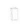 Cabinet hinged final closed noktyurn 300x300x720 white/dark concrete/anthracite