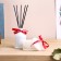 Set of diffuser 100 ml+candle 6x9 cm, jasmine, white