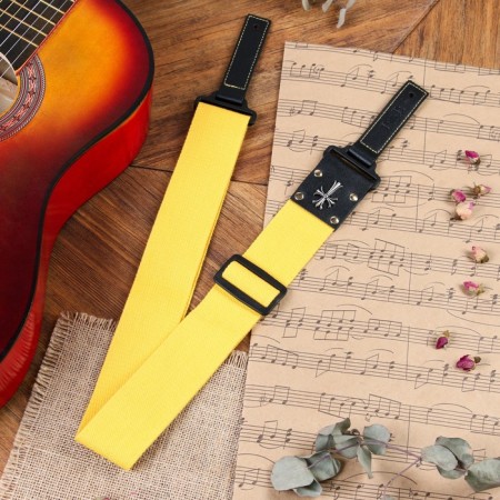 Music Life Cross, Yellow, 95-155 cm belt belt-1