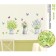 Interior plastic sticker "Provence. Flowers in pots" 60x90 cm