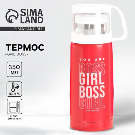 Girl Boss thermos, 350 ml, retains heat 8 hours
