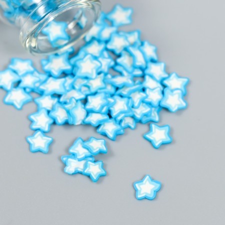 Decor for creativity Plastic "Flower. Blue Ilome" set of 8 g 5x2x2 cm-2