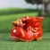 Kashpo "Boths with Red Birds" 8*13*10 cm