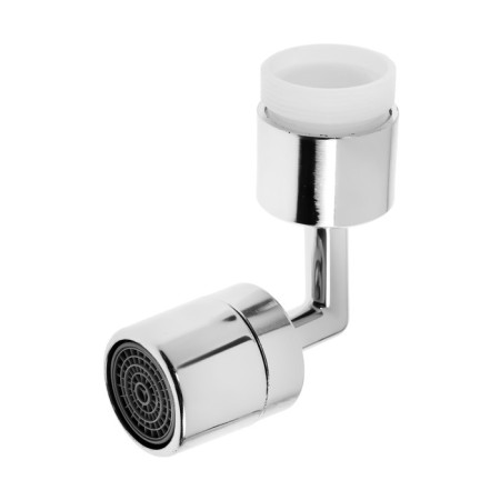 Zein Z3589, rotary, on a hinge, corner, chrome