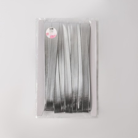 Slanting box, leather, 15 mm × 10 ± 1 m, silver color-3