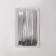Slanting box, leather, 15 mm × 10 ± 1 m, silver color