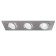 The built-in lamp Technical DL024-2-03S, GU10, 3x50 W, 92x256x60 mm, silver