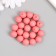Beads for creativity plastic "Pink" matte d = 1.2 cm set 20 grams