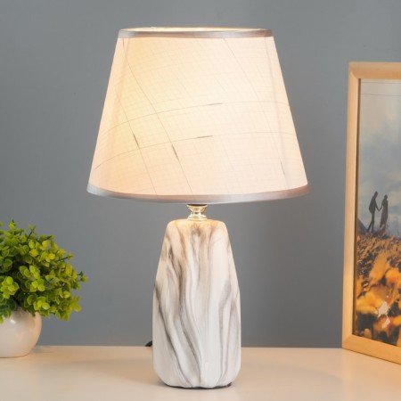 Donra table lamp E27 40W gray 22x22x35cm Risalux-1