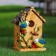 Garden figure "Birdland with a bird" 21x16x12cm