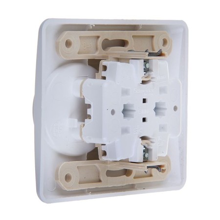 Double SE SE "Study", 16 A, 250 V, built-in, without salary, IP20, white, PC16-005B-2