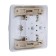 Double SE SE "Study", 16 A, 250 V, built-in, without salary, IP20, white, PC16-005B