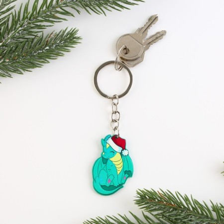 Acrylic key rings "Happy New Year", set 2 pcs-3