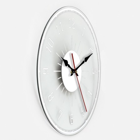 Watching clock, interior "loft 1", d-39 cm, silent-1