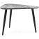 Ramsi coffee table marble gray metal, black 60x60x41 cm