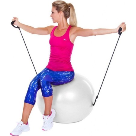 Fitball BRADEX "Fitball-65 D = 65 cm, with expanders"-6